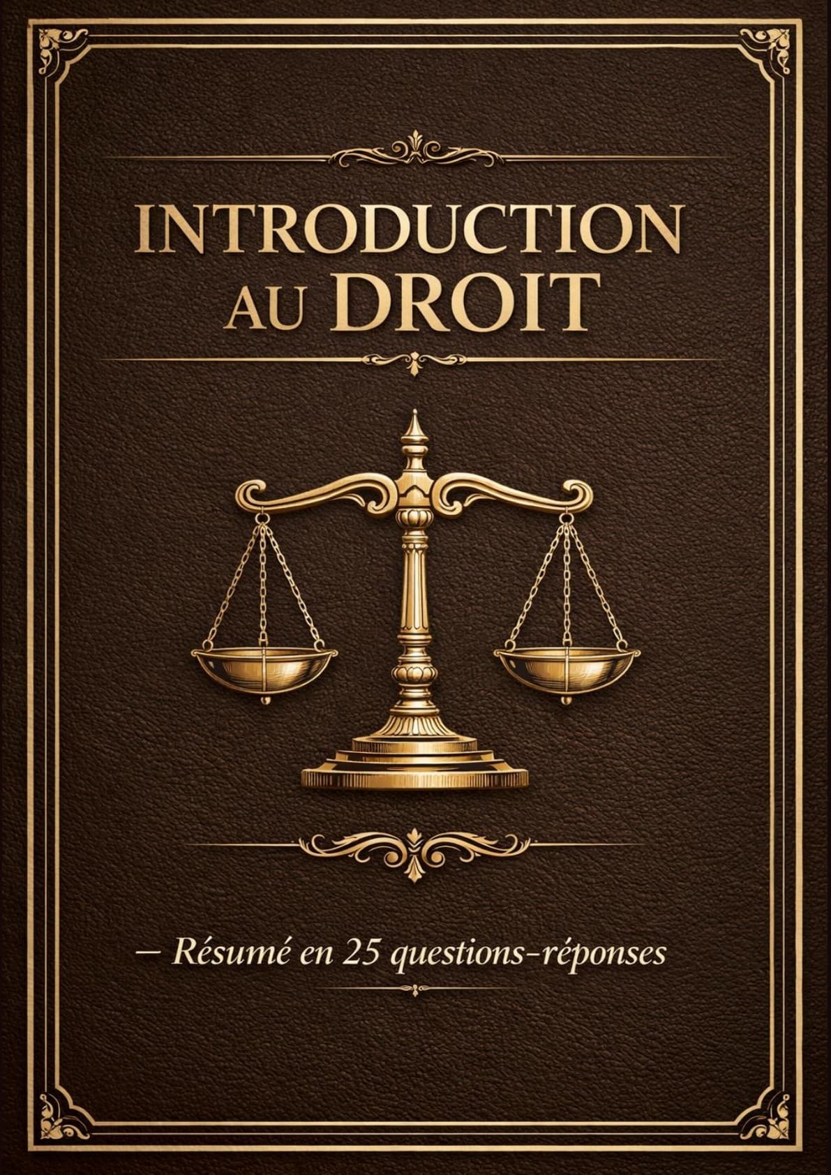 Couverture du cours Introduction au droit