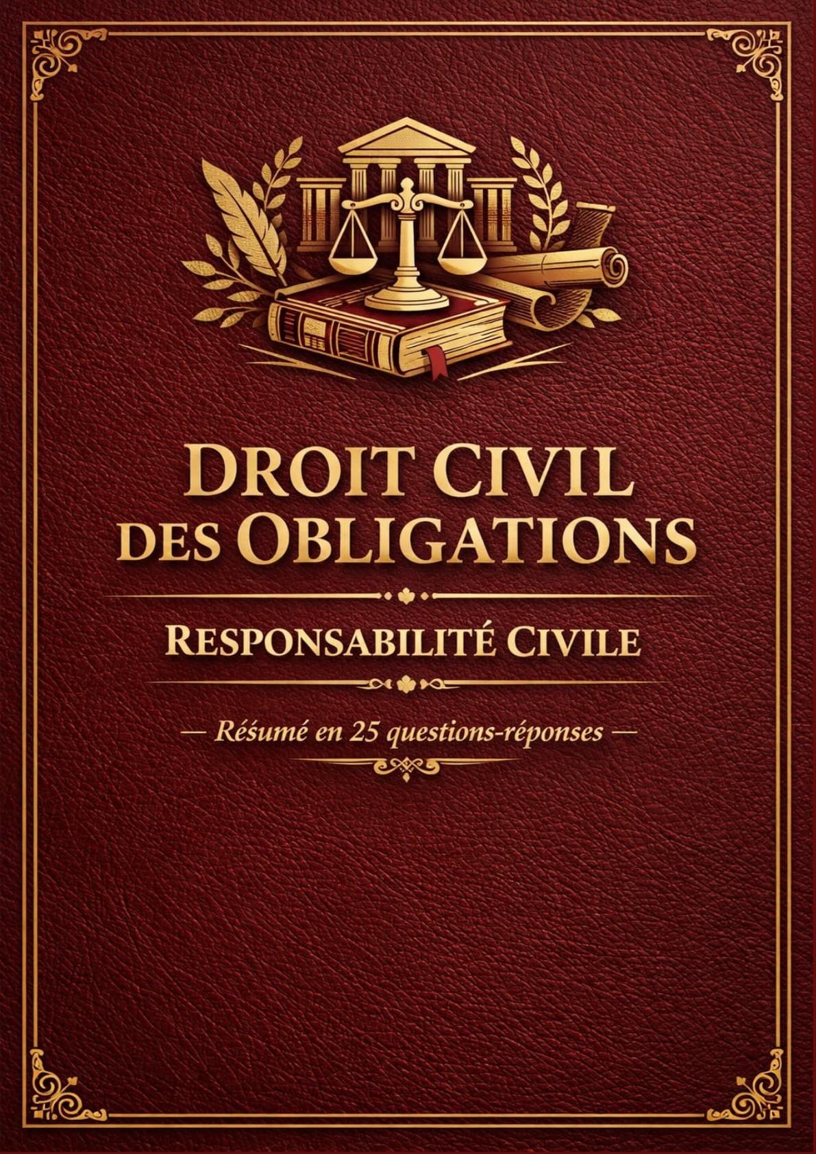 Couverture du résumé Droit Civil des Obligations – Responsabilité Civile
