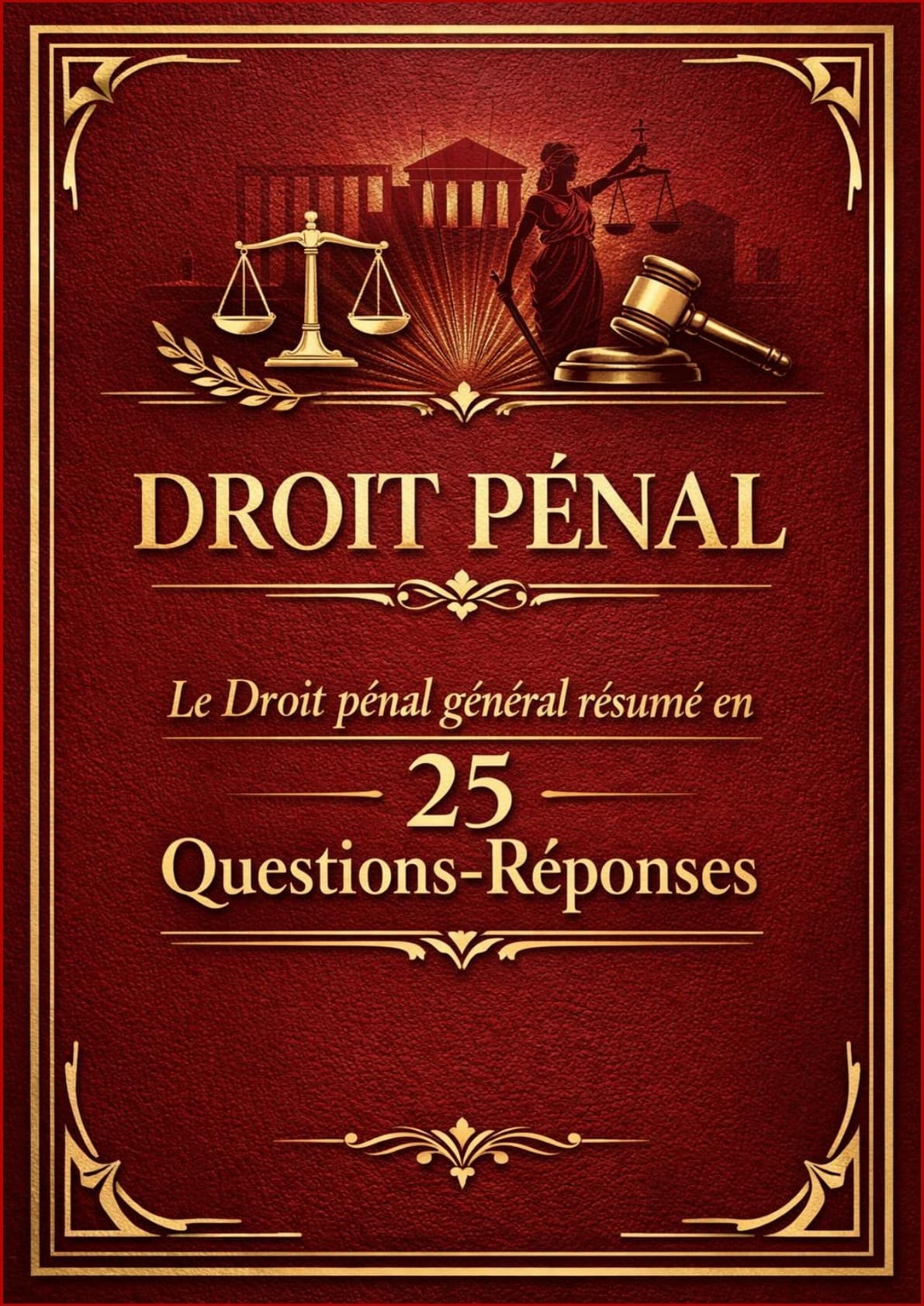 Couverture du résumé Droit Pénal Général